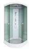 Душевая кабина Arcus Style S-12 90x90x215, фронтальные стекла - матовые фактурные, задние - белые матовые