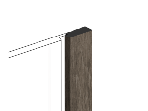Финишный молдинг Hiwood LF124B BR490K 270x1.2x3.1