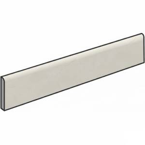 Плинтус Atlas Concorde Russia Rinascente Resin 610130007547 White Battiscopa / Ринашенте Резин Вайт 7.2x60