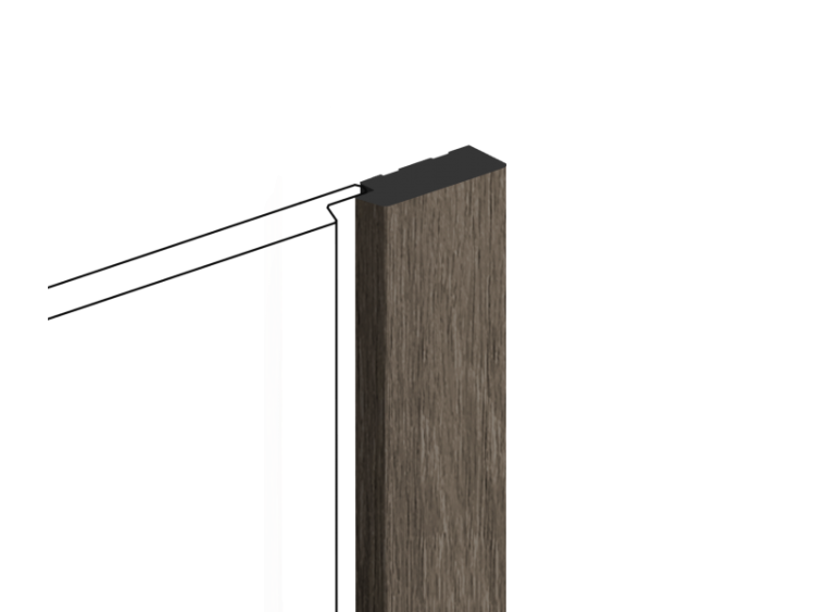 Финишный молдинг Hiwood LF124B BR490K 270x1.2x3.1