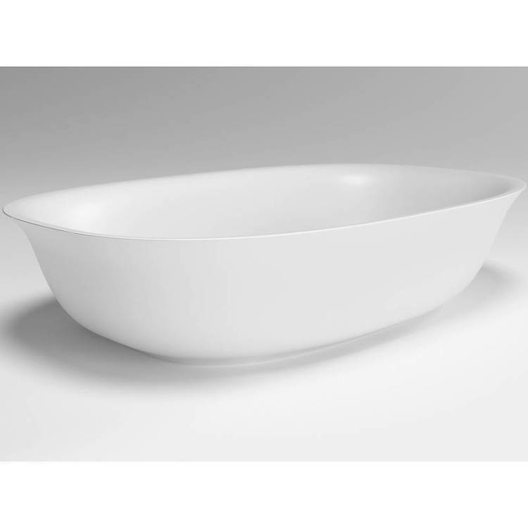 Раковина Plumberia Selection Seta Soft BO 58 см, белая матовая