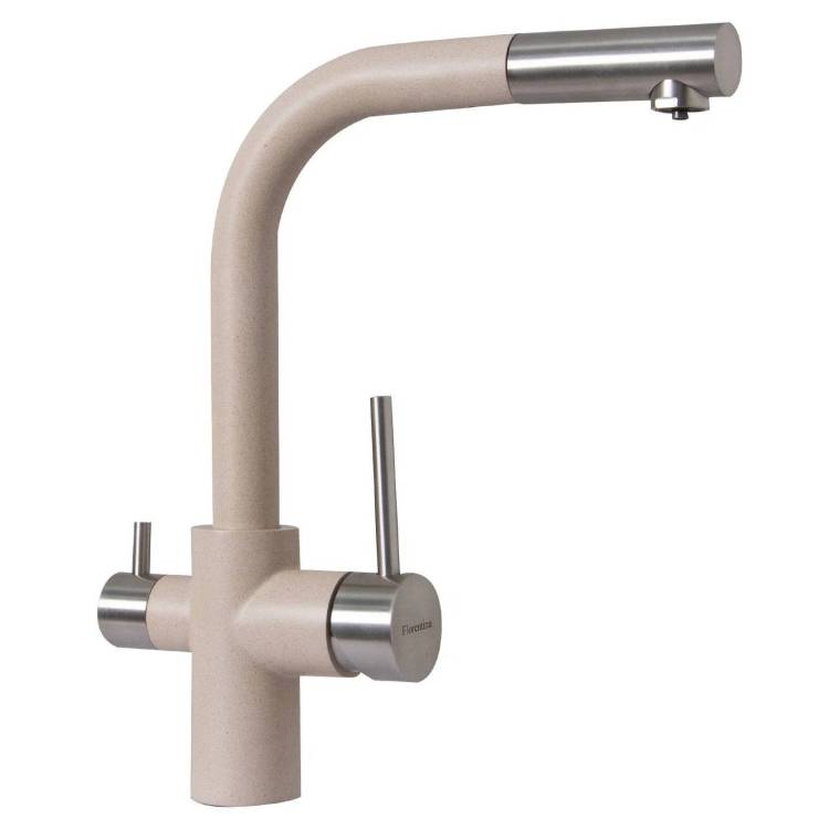 Смеситель для кухни Florentina Кристалл 333.32H.2123.107 песочный