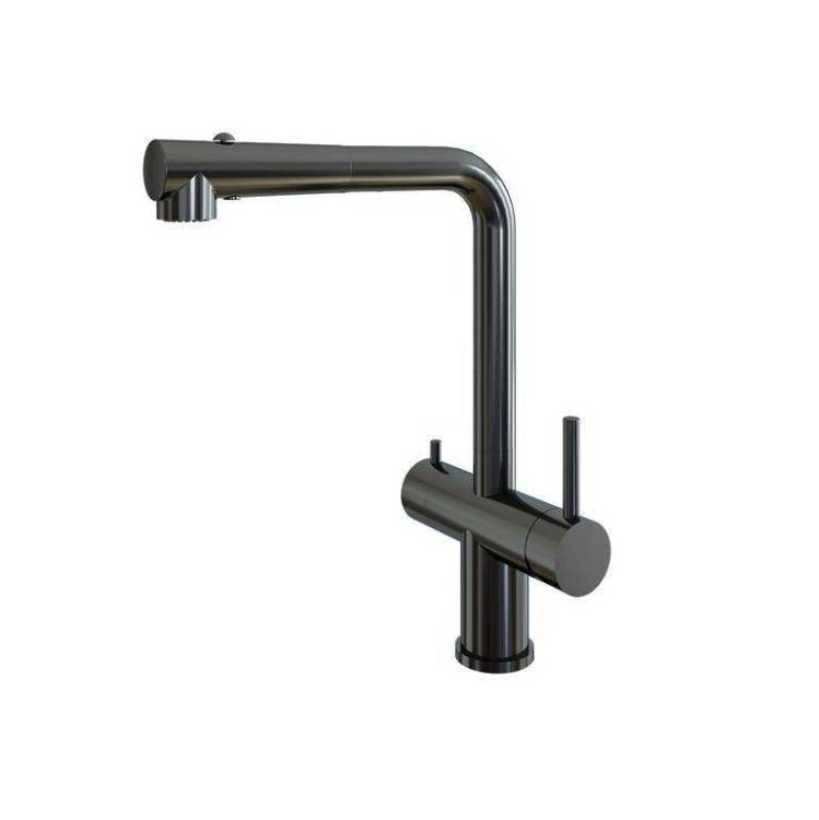 Смеситель для кухни Grandex aqua Integra 9020493 -SP антрацит