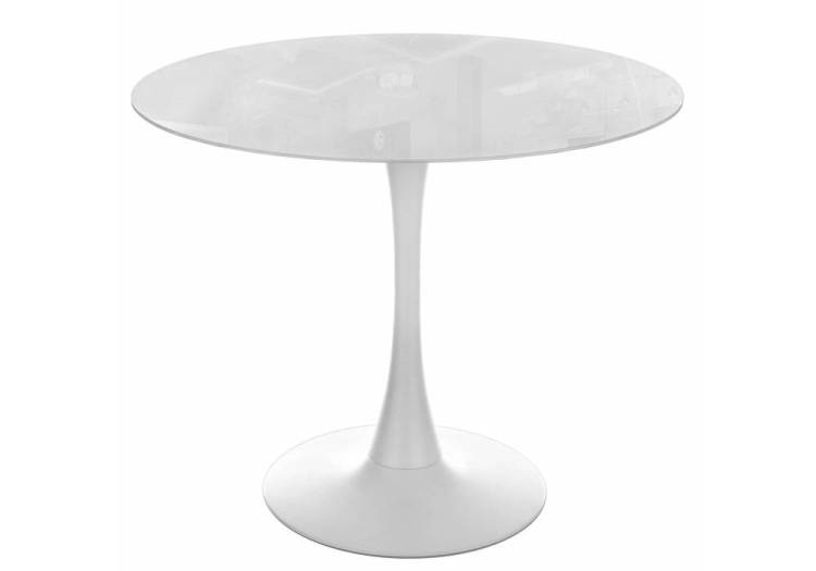 Стол Woodville Tulip 15769 super white glass