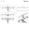Душевой лоток Am.Pm MasterFlow W01SC-S11-060-05SB универсальный затвор Slim line 60см, матовая сталь фото 13