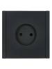 Розетка 1-местная с защитными шторками IEK Forte&Piano FP-R13-10-K02 черный фото 2