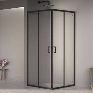 Душевой уголок RGW Passage PA-030B 3508103088-14 80x80 см профиль Черный