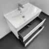 Тумба с раковиной Comforty Енисей-80П2 00-00021339 белый глянец фото 4