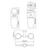 Держатель со стакананом и дозатором Wasserkraft K-24289 хром фото 3
