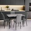 Стул Tetchair Monte Carlo Trend 25235 серый, черный, велюр фото 16