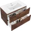 Мебель для ванной Vincea Mia 80 темный дуб, раковина VBS-13980 фото 7