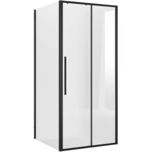Душевой уголок Niagara Nova NG-84-9AB-A90B-34 профиль черный матовый, стекло прозрачное, 90x90x195