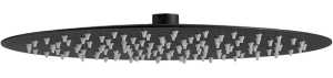 Верхний душ Berges Wasserhaus Ventas R 074004 черный матовый