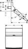 Верхний душ Hansgrohe Raindance 150 1jet 26443000 Rainfall Stream фото 3