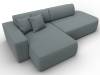 Диван угловой Лига Диванов Лига-065 134785L Серый фото 6