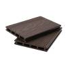 Террасная доска Polivan Group Singaraja Velvet+3D Wood Двухсторонняя Пустотелая Темно-коричневый 4000x140x20