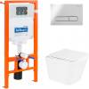 Комплект Belbagno Due BB3103CHR/SC/BB002-80/BB005-PR-CHROME кнопка хром