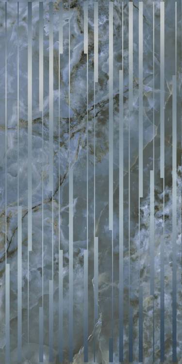 Декор Kerama Marazzi Сен-Тропе KMD3STA106BR синий глянцевый обрезной 60x119.5