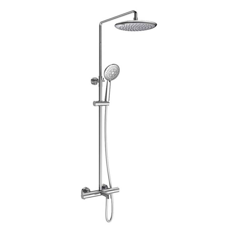 Душевая стойка Vincea Desire VSFS-1D1TCH хром, с термостатом