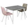 Стол Bradex Home Oslo FR 0906 мрамор сиена, белый 100(130)x80x76 фото 11