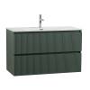 Тумба с раковиной BelBagno UNO 100 подвесная, Еловый Матовый фото 2