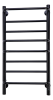Полотенцесушитель электрический Comfysan Puro 012991 EC-8 80/50 черный матовый фото 2