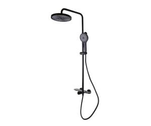 Душевая система Bronze de Luxe Icon 80112CB черный матовый