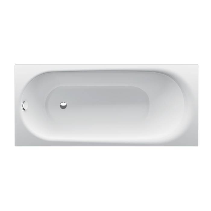 Стальная ванна Bette Comodo 1253-000 PLUS 170x80x45 белая, с шумоизоляцией