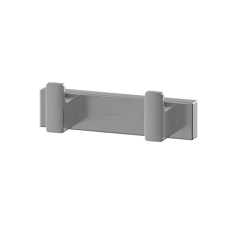 Крючок WHITECROSS Cubo CU2412NIB двойной, никель брашированный