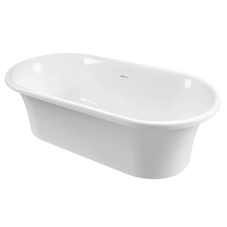 Ванна из искусственного камня Belux Идиллия ВИд-1750 белая глянцевая