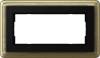 Рамка 2-модульная Gira ClassiX бронза/черный 1002622