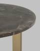 Стол журнальный Stool Group Кассия EET-292-BRCGS-brown 5105-9 темная керамика 60x60x50 фото 6