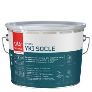 Краска для цоколя Tikkivala Yki Socle матовая база A 9 л