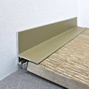 Микроплинтус TeckWood RAL 1035 L-20 Муар Шампань 2000x21x16