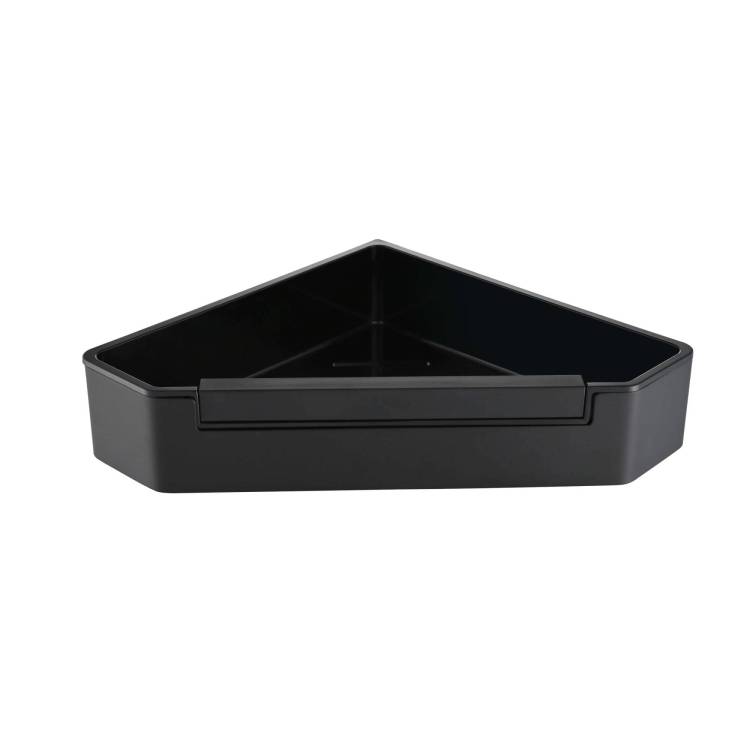 Полка Aquatek AQ4976MB черный матовый, 22x22
