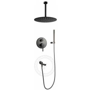 Душевая система Filarete Roun FL1022BG графит