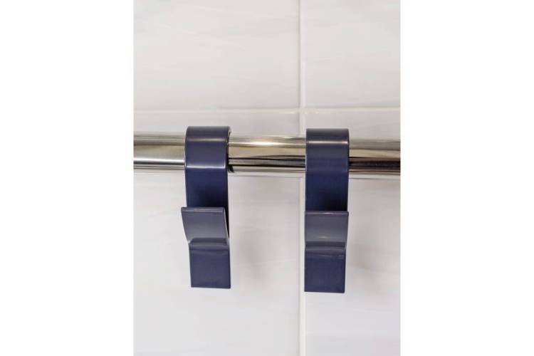 Комплект крючков Bath Plus КП004 D 2.5 синие, на полотенцесушитель