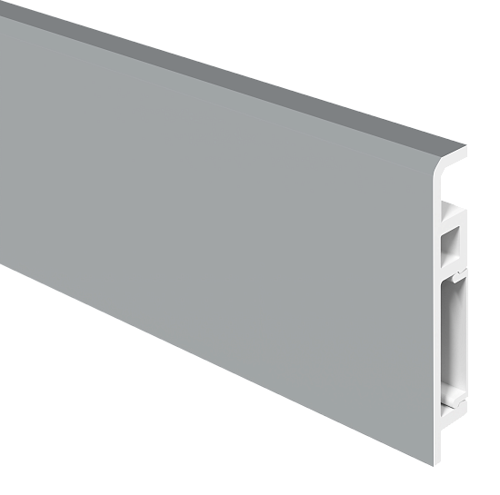 Плинтус Aberhof Luxe Серый Пепел 2000x70x13