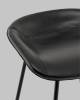 Стул полубарный Stool Group Фуриоса AV 461-Pbl-9005(PP) черный, экокожа фото 9