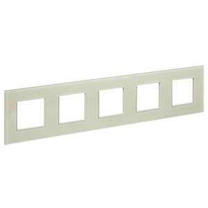 Рамка 5-постовая IEK Skandy SK-M52-G-K10 бежевый