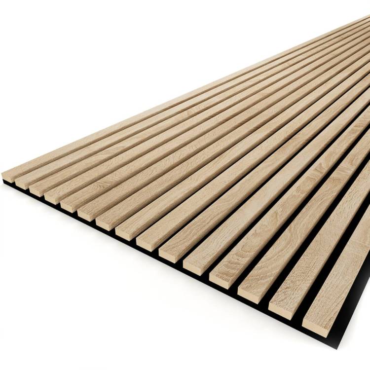 Панель стеновая акустическая Stella Trend Standart Дуб Сонома 278x60x2.1