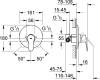 Смеситель для душа Grohe BauEdge 29078000 С ВНУТРЕННЕЙ ЧАСТЬЮ фото 2