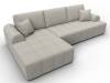 Диван угловой Лига Диванов Лига-080 134740L Бежевый фото 6