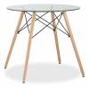 Стол обеденный Stool Group Eames DSW SGR_CHAD_GLASS