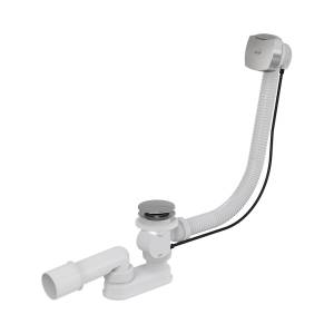 Сифон для ванны AlcaPlast A51CRM-80 автомат комплект, 80 см