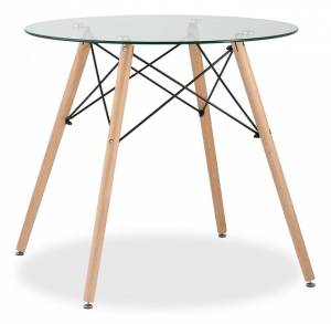 Стол обеденный Stool Group Eames DSW SGR_CHAD_GLASS