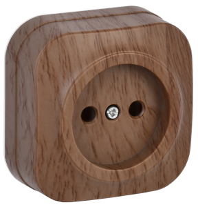 Розетка 1-местная IEK Glory ERH10-K24-10 дуб