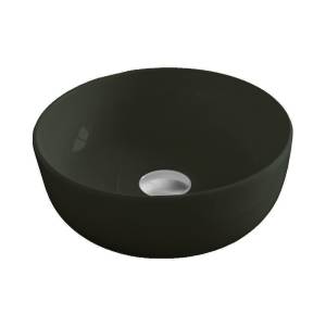 Раковина Scarabeo Glam 1808 37 BK 33 см, темно-серая