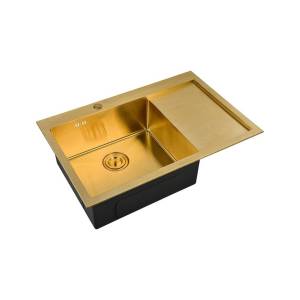 Кухонная мойка Zorg Inox Pvd SZR-7851-L Bronze