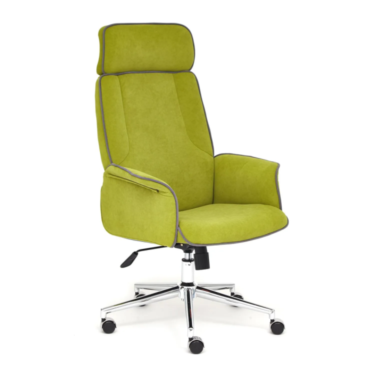 Кресло компьютерное Tetchair Charm 13913 флок, олива